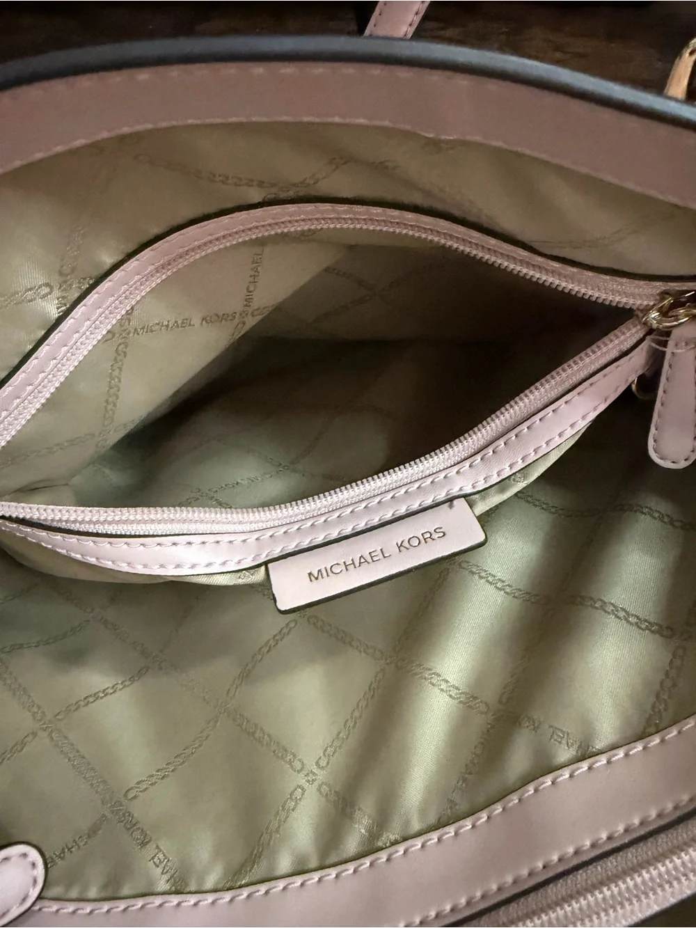 Michael Kors  Women's Large Voyager Tote Bag with signature logo